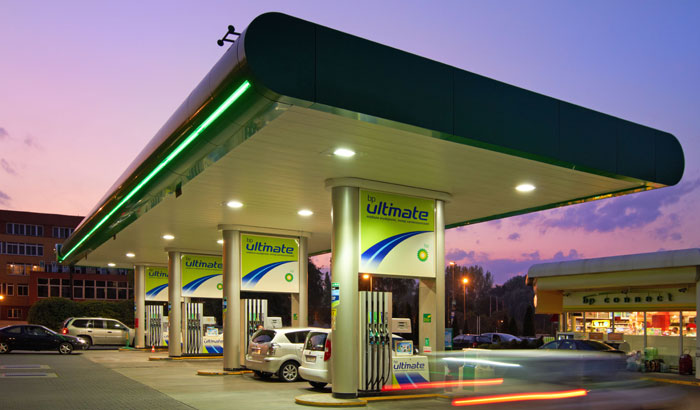 محطة وقود BP بمدينة كراكوف
