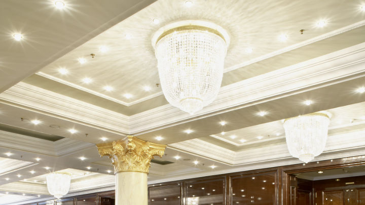 Ceiling lighting by Philips at Ritz-Carlton Hotel, Berlin