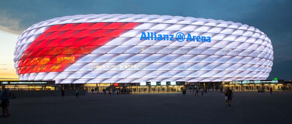 Philips LED Sonderbeleuchtung Allianz Arena zum Audi Cup - Sports lighting
