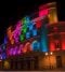 Philips color outdoor lighting makes a building to stand out 